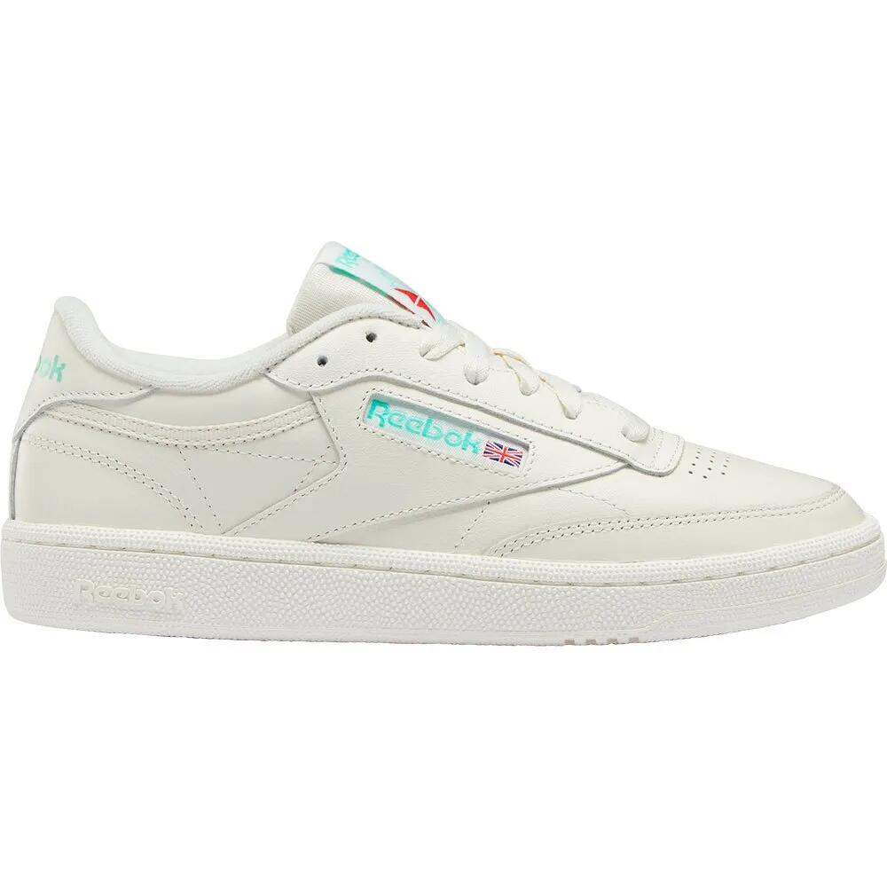 リーボック クラシックス クラブ C 85 スニーカー レディース （ Chalk / Chalk / Hint Mint ） | REEBOK CLASSICS Club C 85 trainers Women [t]