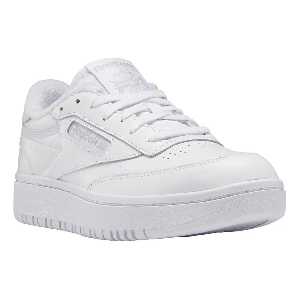 リーボック クラシックス 野球クラブ C ダブル スニーカー レディース （ Ftwr White / Ftwr White / Cold Grey ） | REEBOK CLASSICS Club C Double trainers Women [t]