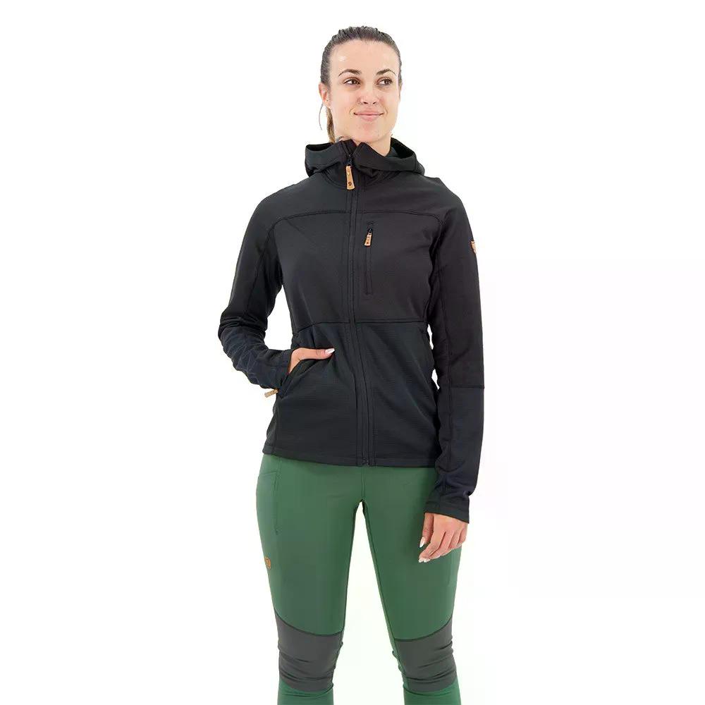Fjallraven Abisko Trail ボンネット付き添い人フリース （ Black ）  [t]