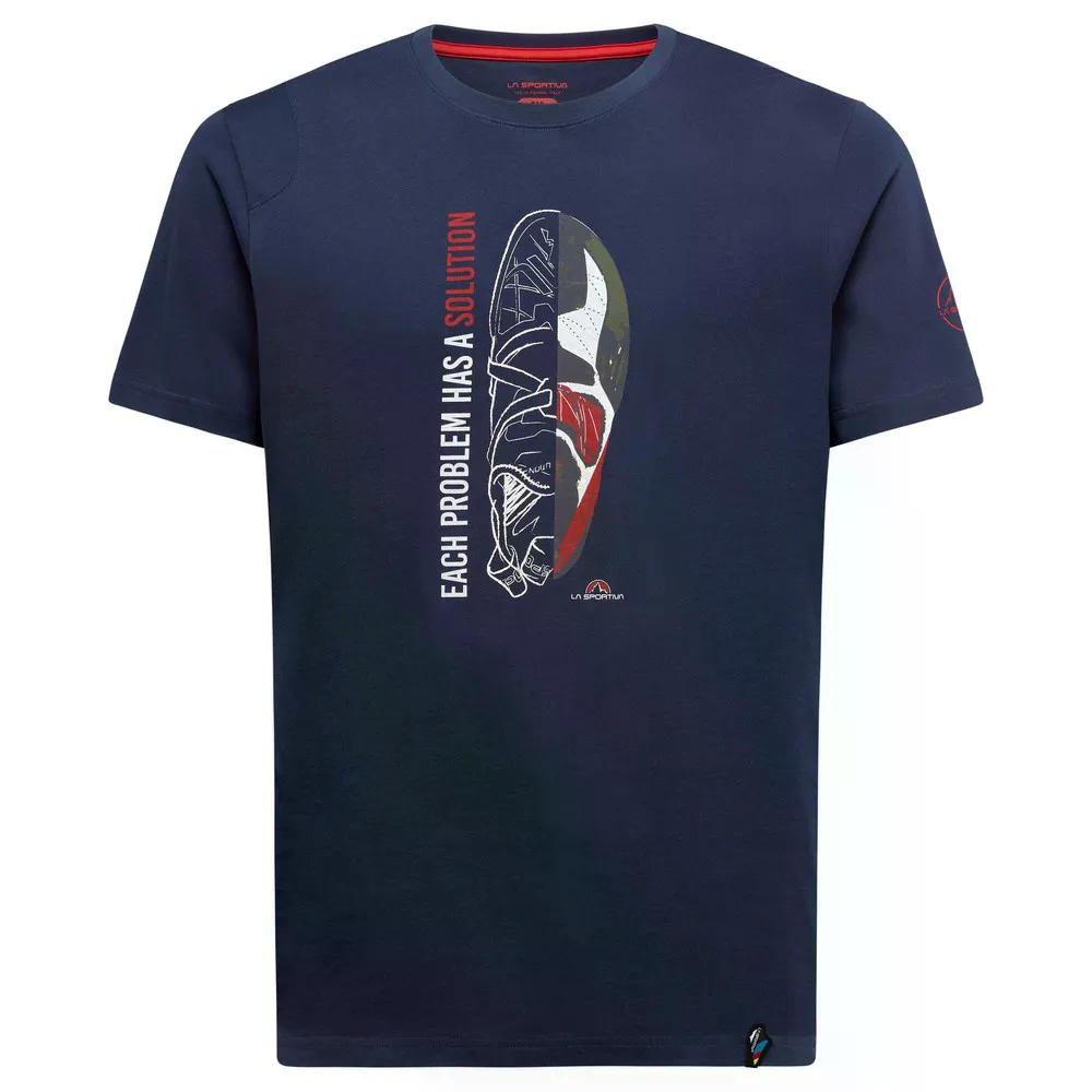 ラ スポルティバ 解決手段 遊撃手捩り プルオーバー （ NightSky/MountainRed ） | 天使の都市 SPORTIVA Solution Short Sleeve T-Shirt  [t]
