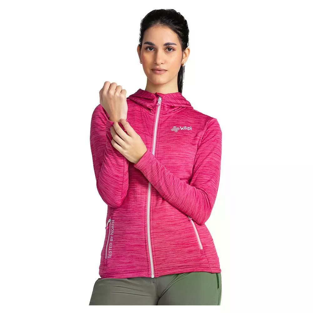 キルピ セヴェレン フルジップ スウェットシャツ レディース （ Pink ） | KILPI Sevelen full zip sweatshirt woman [t]｜クライムスワールド 店