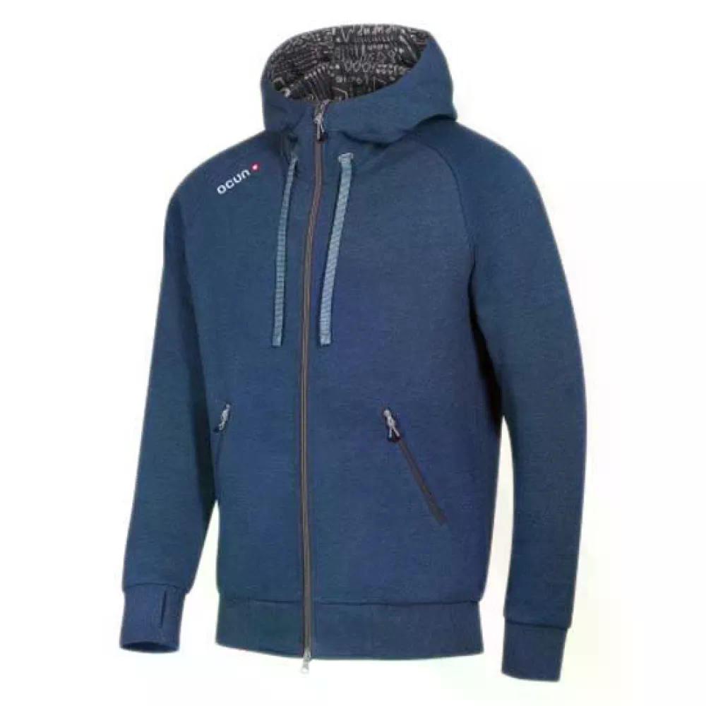 オクン フルジップ スウェットシャツ （ BlueOpal/Excalibur ） | OCUN full zip sweatshirt [t]