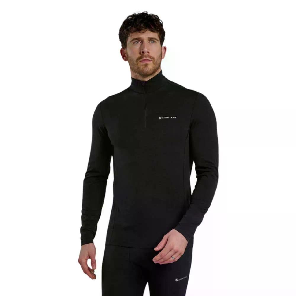 モンテイン マリ ハーフジップ トレーナー （ Black ） | MONTANE Malli half zip sweatshirt  [t]