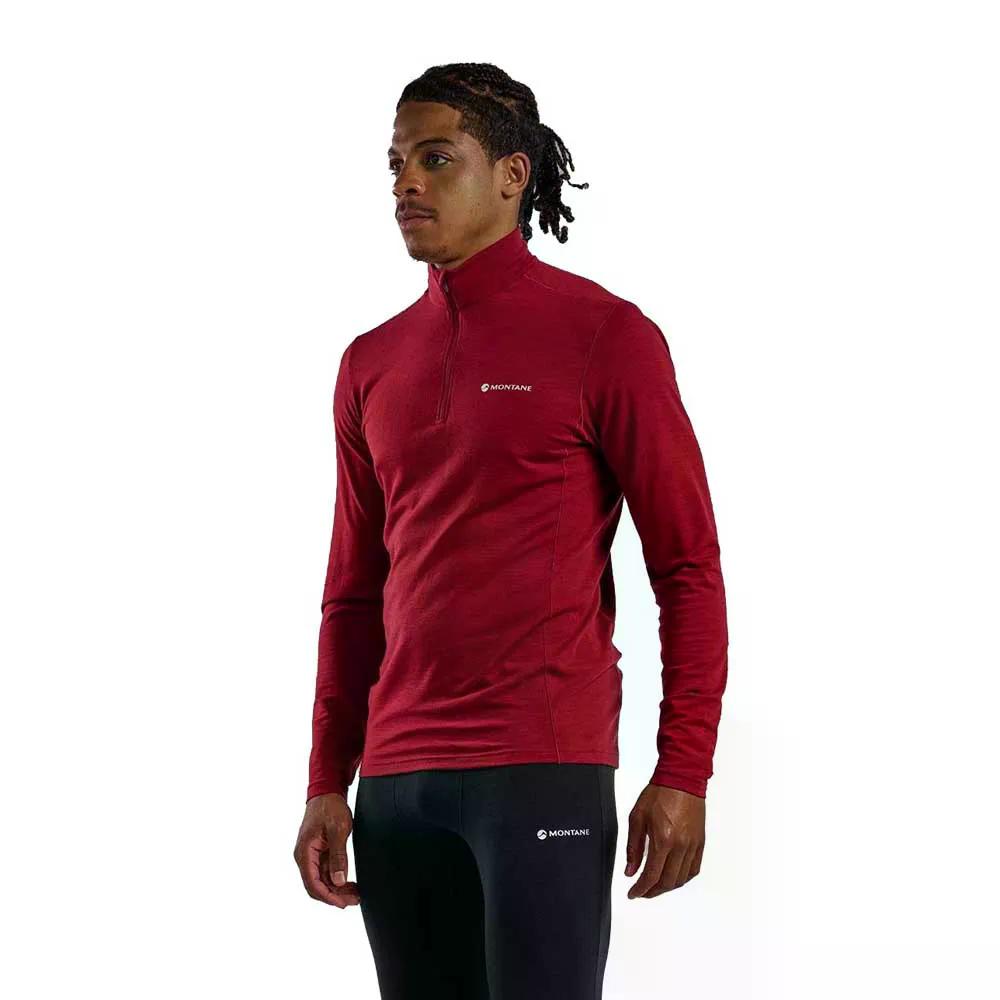 モンテイン マリ ハーフジップ スウェットシャツ （ DarkMaple ） | MONTANE Malli half zip sweatshirt [t]