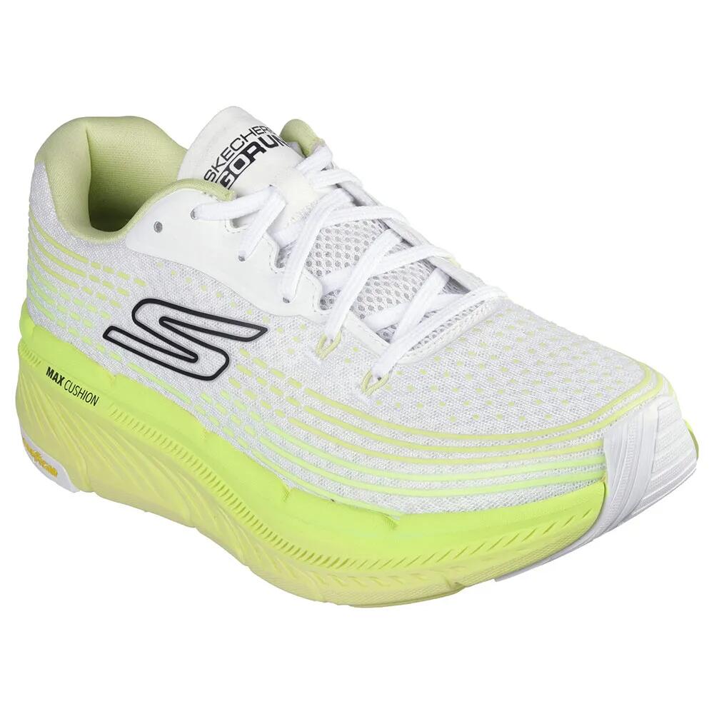 スケッチャーズ マックス クッショニング プレミア 2.0 ランニング シューズ （ WhiteAndLimeTextile/Synthetic ） | SKECHERS Max Cushioning Premier 2．0 running shoes [t]｜クライムスワールド 店