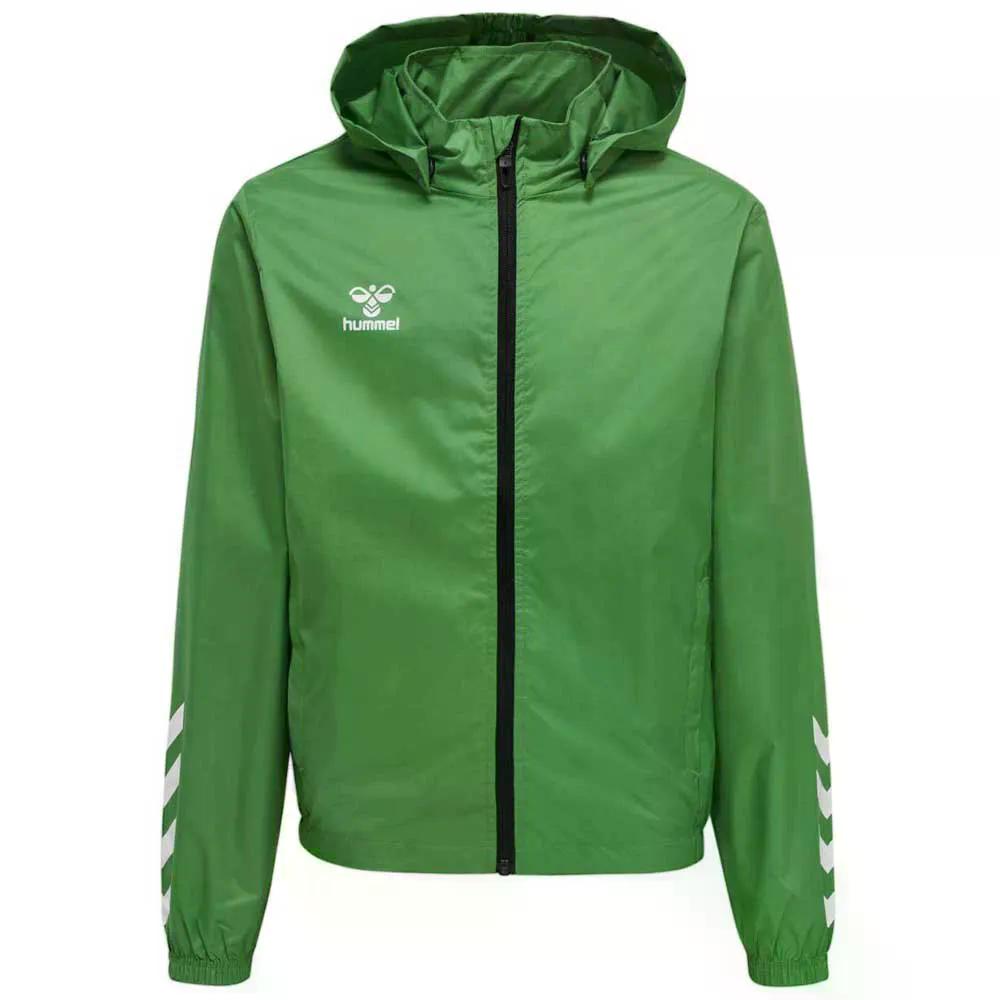 ヒュンメル 中核グループ XK 吹きつける お坊っちゃん レインジャケット （ JellyBean ） | HUMMEL Core XK Spray Junior Rain Jacket  [t]
