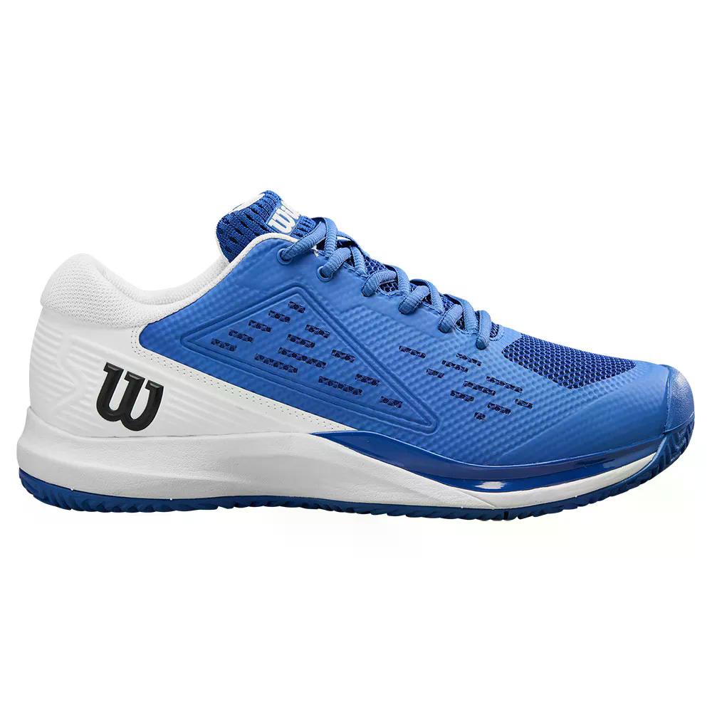 ウィルソン ラッシュ プロ エース オールコート テニスシューズ （ DejaVuBlue/White/Black ） | WILSON Rush Pro Ace All Court Tennis Shoes  [t]