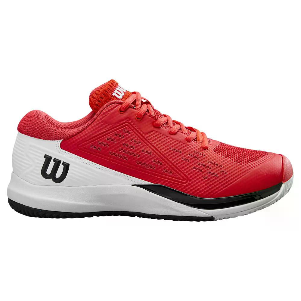 ウィルソン ラッシュ プロ エース オールコート テニスシューズ （ Infrared/White/Black ） | WILSON Rush Pro Ace All Court Tennis Shoes  [t]