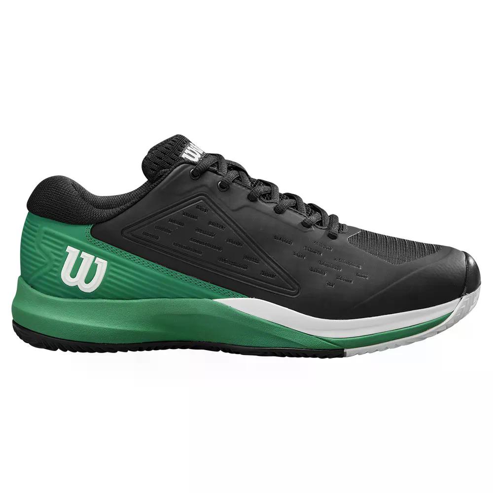 ウィルソン ラッシュ プロ エース クレーコート テニスシューズ （ Black/Bosphorus/White ） | WILSON Rush Pro Ace Clay Court Tennis Shoes  [t]