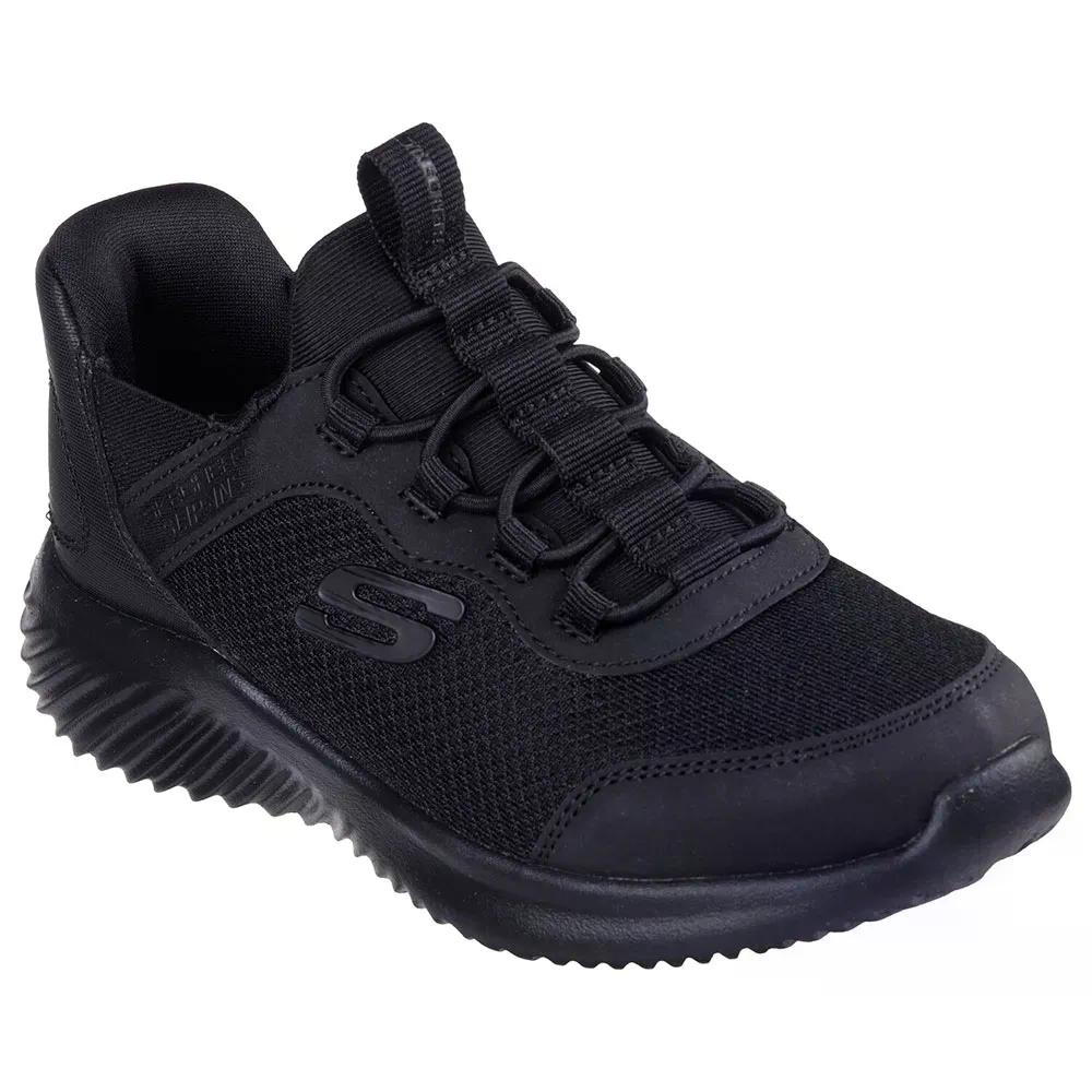 スケッチャーズ バウンダー ブリスク バースト ジュニア スニーカー （ BlackSynthetic/Textile/BlackTrim ） | SKECHERS Bounder Brisk Burst Junior Sneakers  [t]