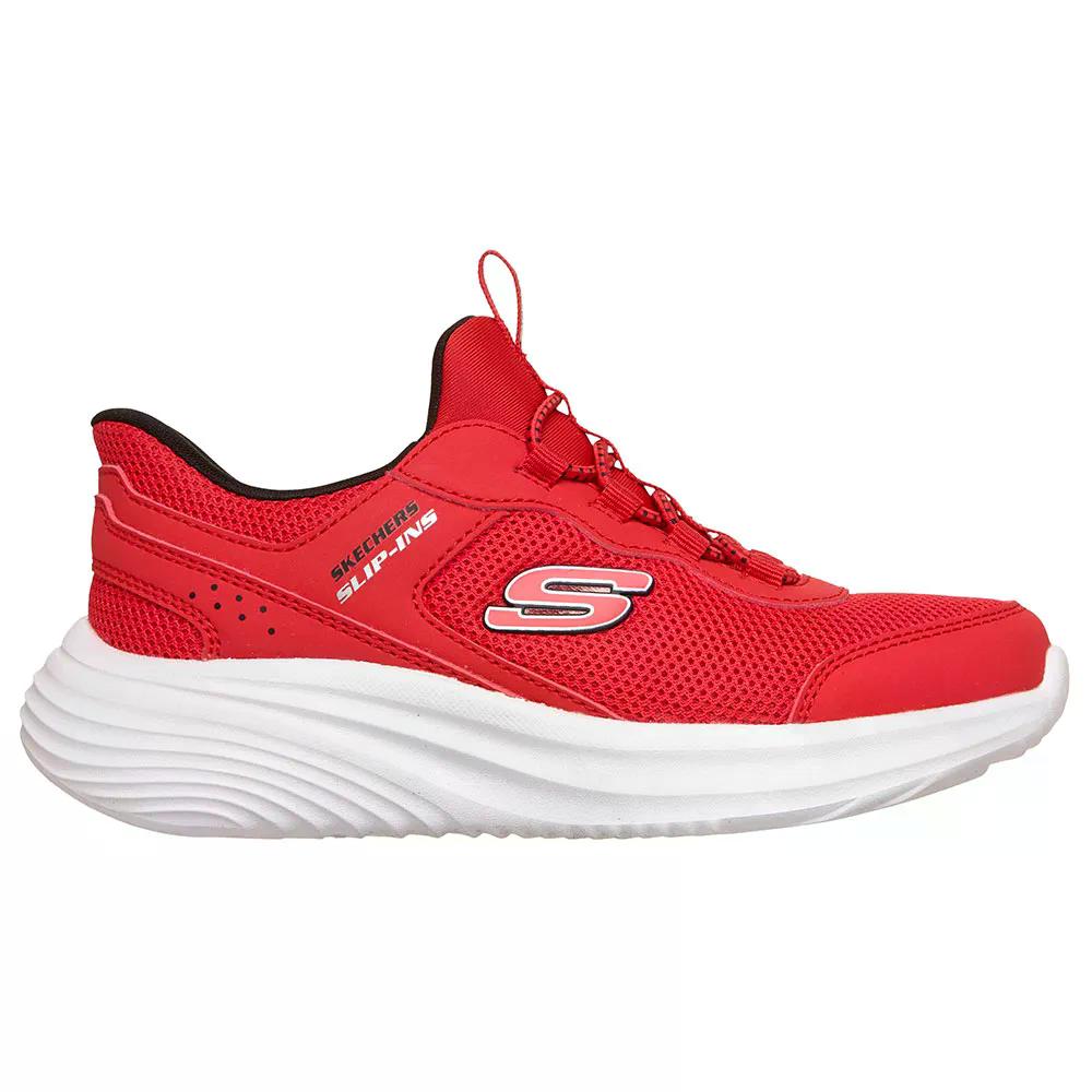 スケッチャーズ バウンダー プロ ジュニア スニーカー （ RedSynthetic/Textile/BlackTrim ） | SKECHERS Bounder Pro Junior Sneakers  [t]