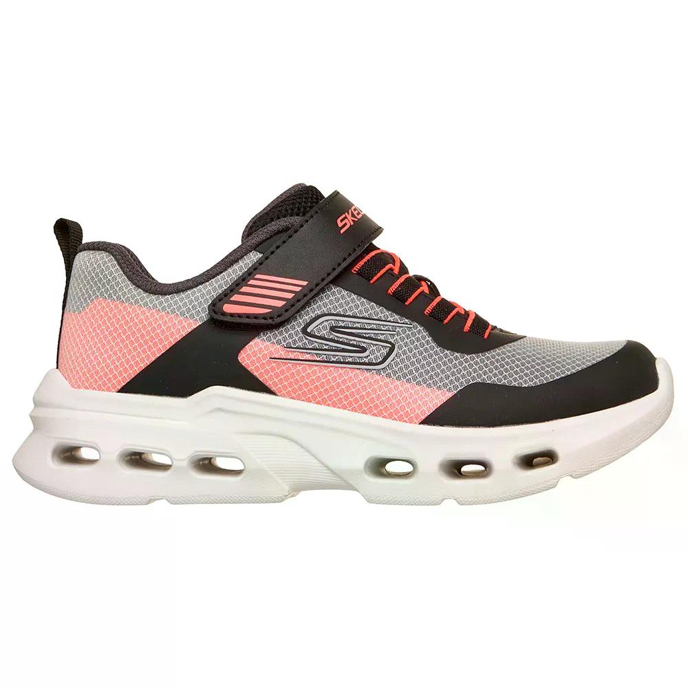 スケッチャーズ グライド ステップ エアロ ジュニア スニーカー （ Black\u0026WhiteTextile/Synthetic/OrangeTrim ） | SKECHERS Glide Step Aero Junior Sneakers  [t]