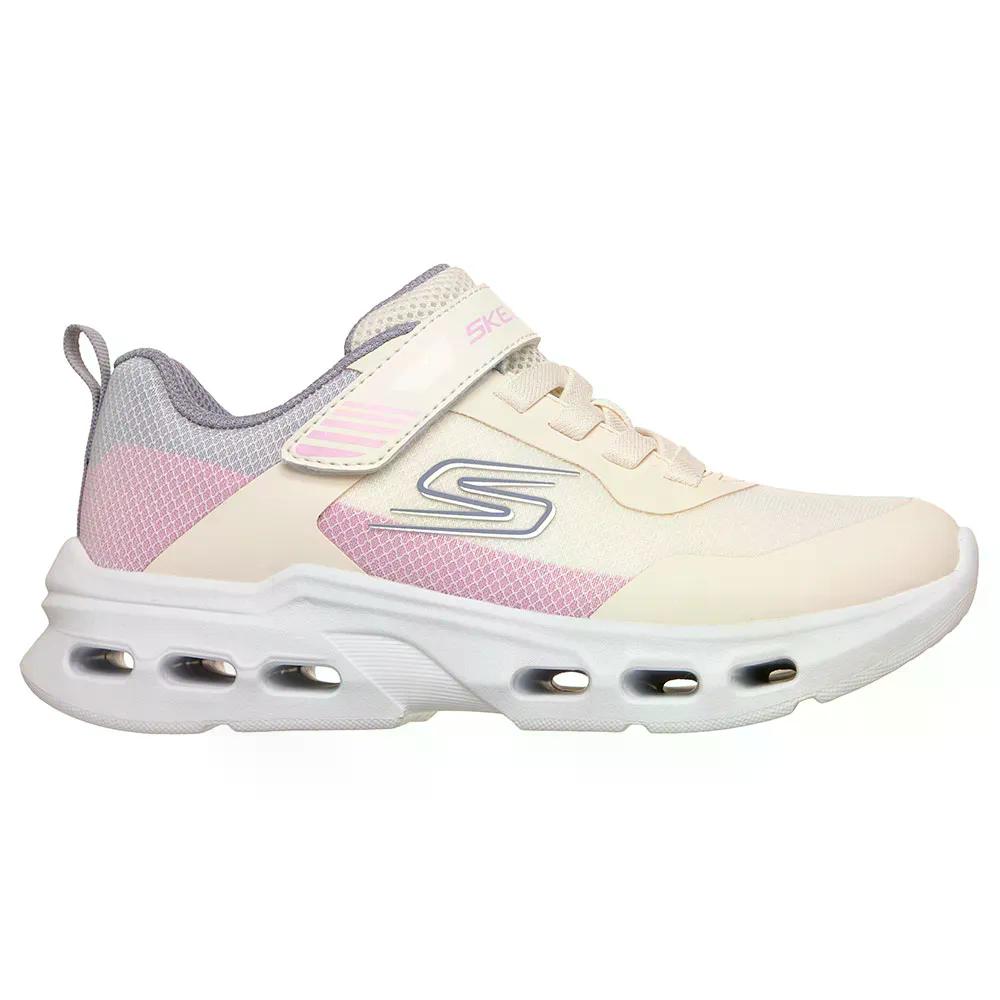 スケッチャーズ グライド ステップ エアロ ジュニア スニーカー （ NaturalTextile/MultiTrim ） | SKECHERS Glide Step Aero Junior Sneakers  [t]