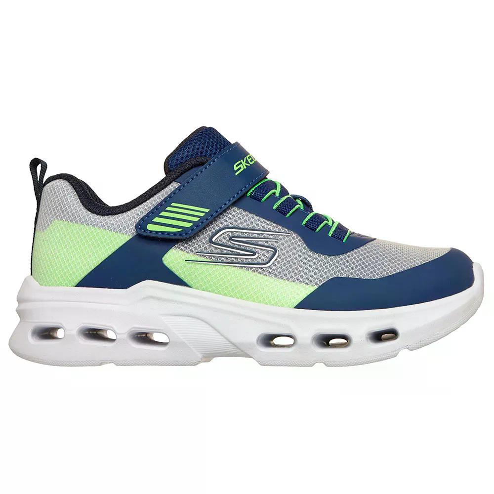 スケッチャーズ グライド ステップ エアロ ジュニア スニーカー （ Navy\u0026WhiteTextile/Synthetic/LimeTrim ） | SKECHERS Glide Step Aero Junior Sneakers  [t]