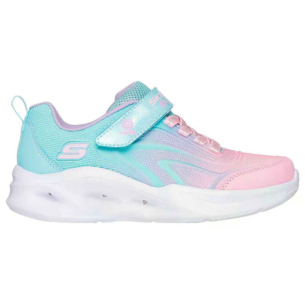 スケッチャーズ ソラ グロウ カラー ブリーズ ジュニア スニーカー （ AquaMesh/MultiTrim ） | SKECHERS Sola Glow Color Breeze Junior Sneakers  [t]