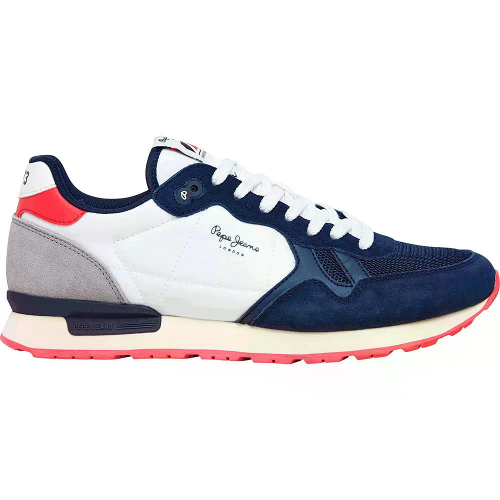 ペペ ジーンズ ブリット キャンプ スニーカー （ Navy ） | PEPE JEANS Brit Camp trainers [t]