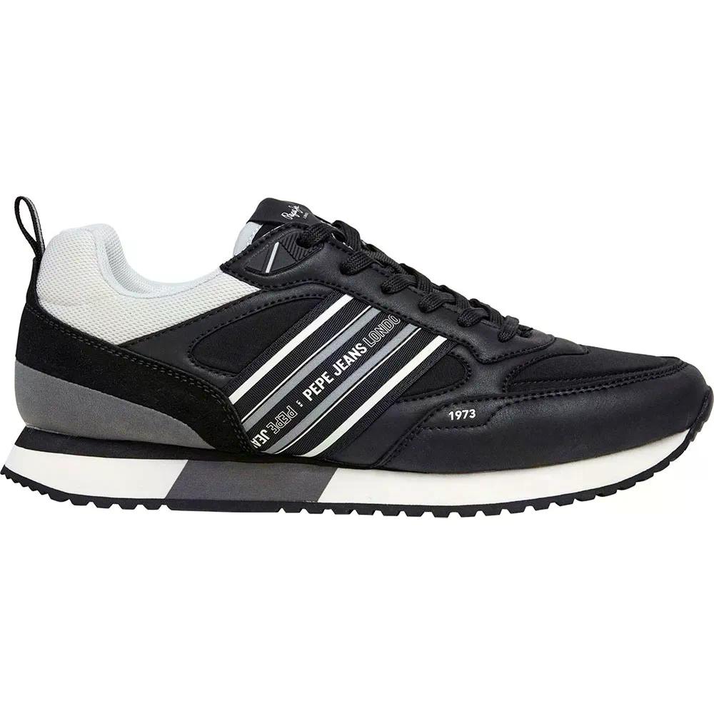 ペペ ジーンズ ダブリン ハーフ スニーカー （ FactoryBlack ） | PEPE JEANS Dublin Half trainers [t]