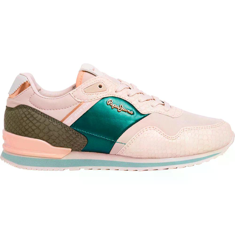 ペペ ジーンズ ロンドン ミックス スニーカー レディース （ PinkishPink ） | PEPE JEANS London Mix trainers   [t]