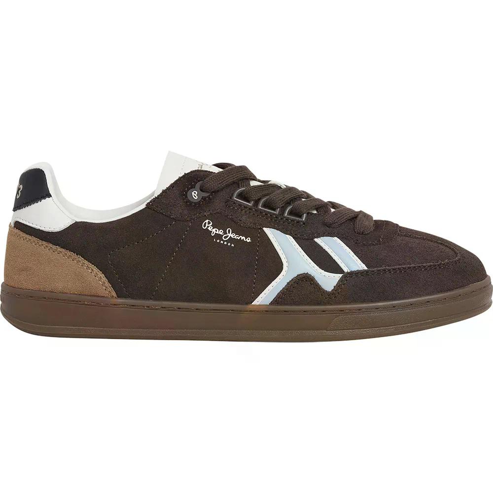 ペペ デニム どんぶり鉢 入り合わせる スニーカー （ DarkBrown ） | PEPE JEANS Ball Mix trainers  [t]