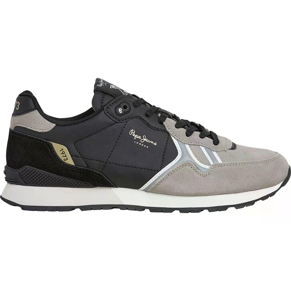 ペペ デニム ブリット 二分の一 スニーカー （ MiddleGrey ） | PEPE JEANS Brit Half trainers  [t]