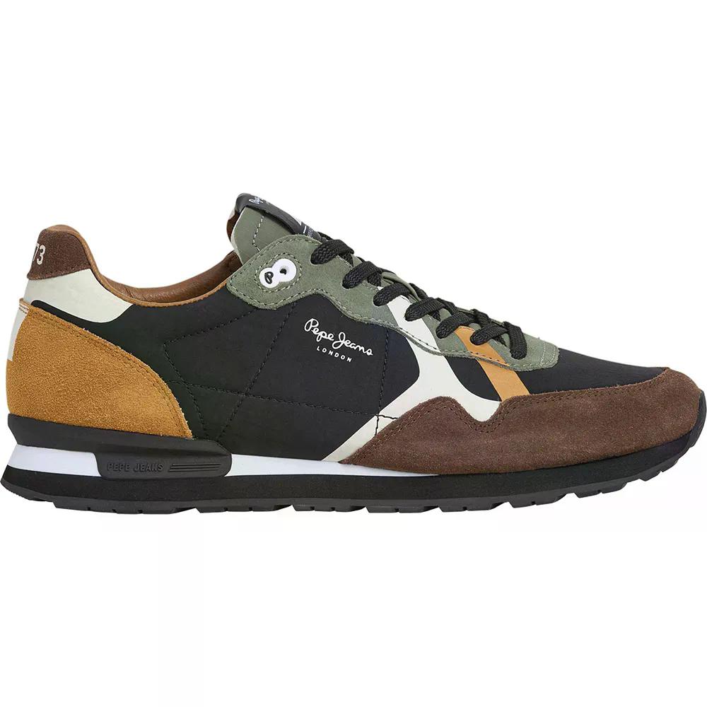 ペペ デニム ブリット プリンツ 調教師 （ DarkBrown ） | PEPE JEANS Brit Prints trainers  [t]