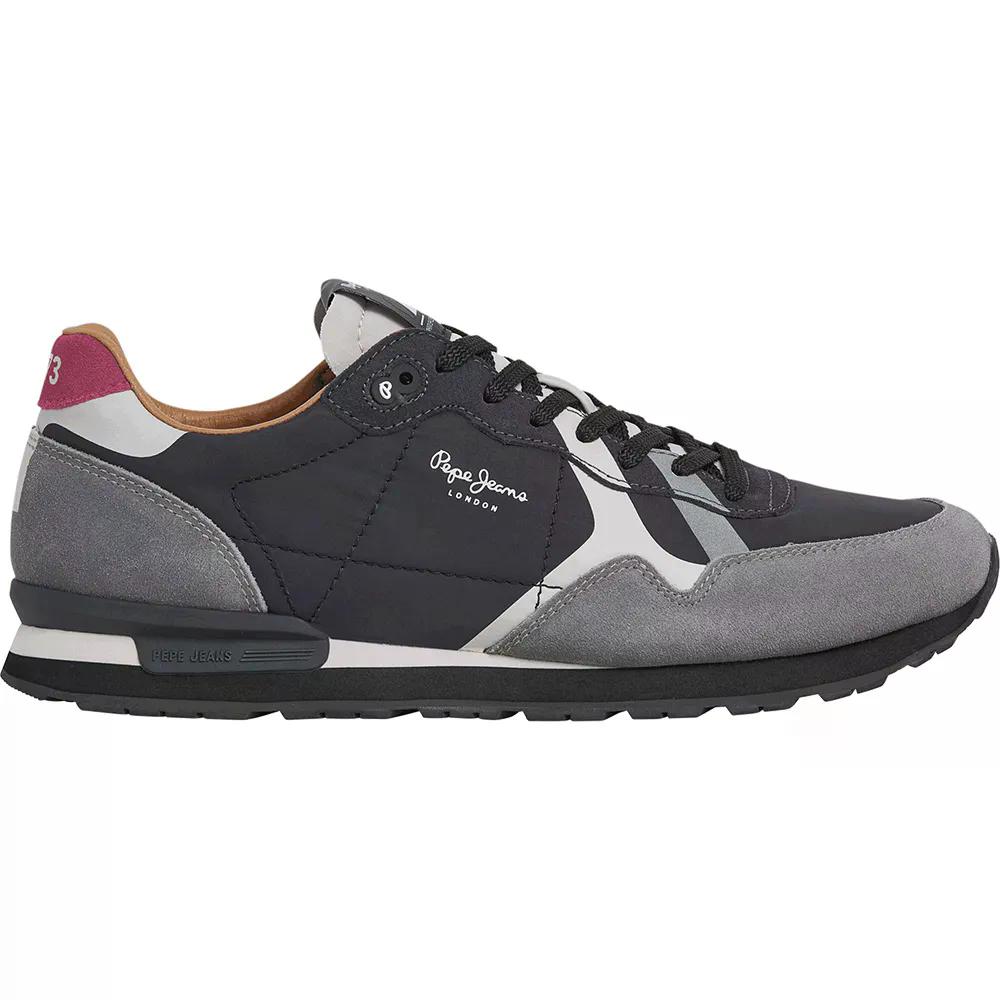 ペペ デニム ブリット プリンツ 調教師 （ DarkGrey ） | PEPE JEANS Brit Prints trainers  [t]