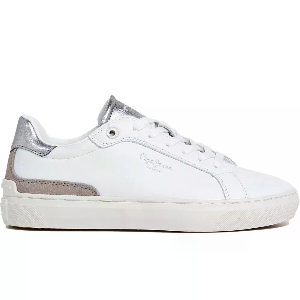 ペペ ジーンズ カムデン コールド トレーナー （ Silver ） | PEPE JEANS Camden Cold trainers  [t]