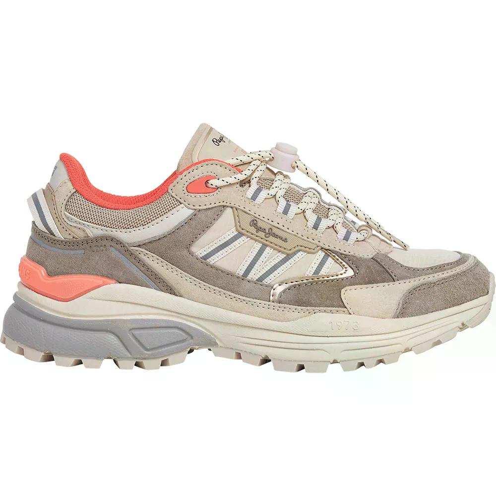ペペ ジーンズ ダレン トレック トレーナー （ Beige ） | PEPE JEANS Darren Trek trainers  [t]