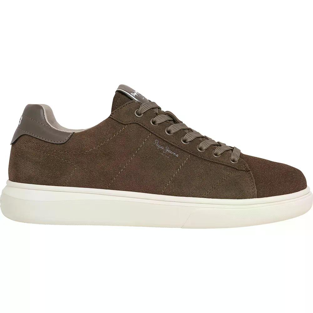 ペペ デニム イートン スエードクロス 調教師 （ MudBrown ） | PEPE JEANS Eaton Suede trainers  [t]