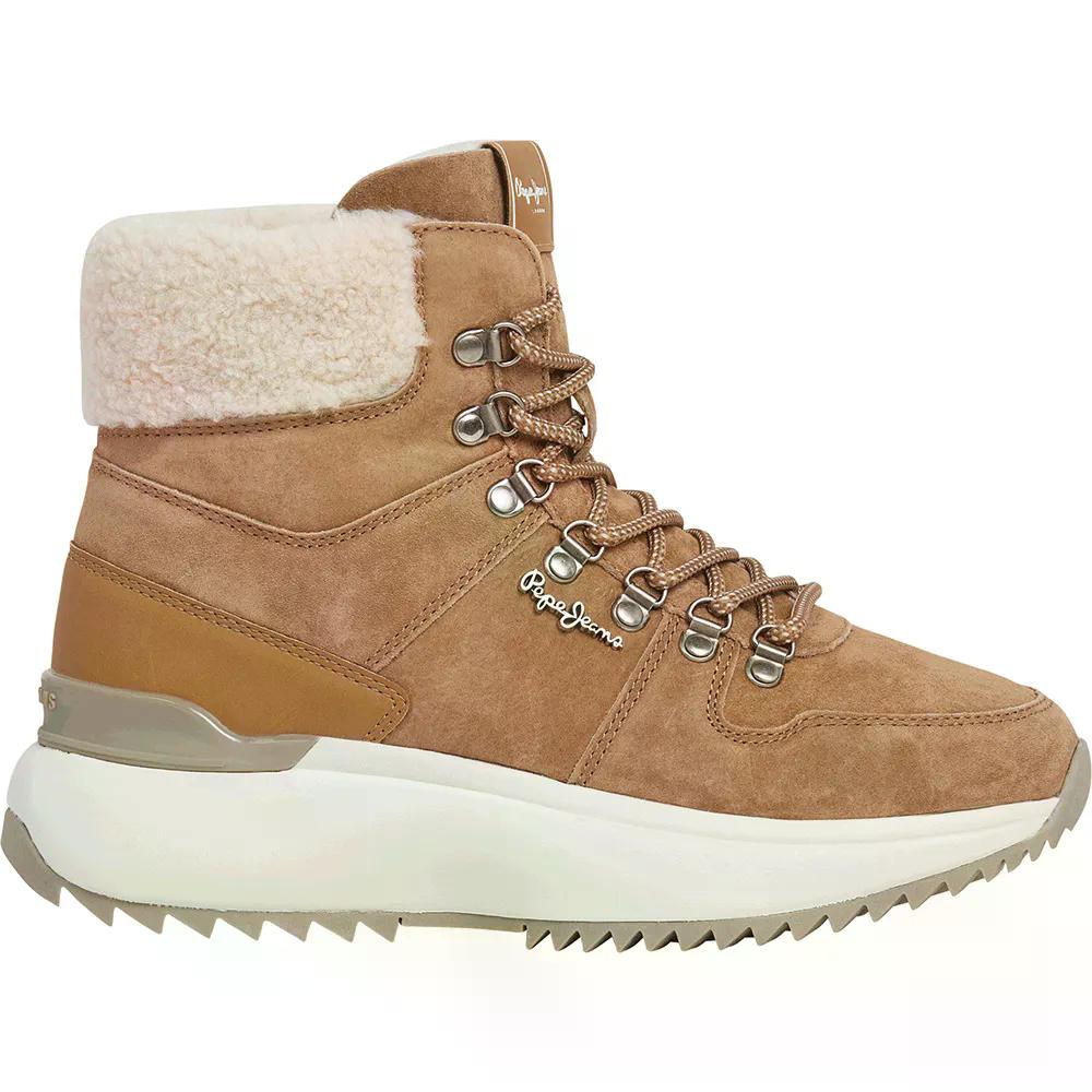 ペペ デニム キミ 乾荒原 調教師 （ TobaccoBrown ） | PEPE JEANS Kimi Desert trainers  [t]