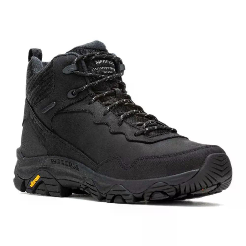 メレル コールドパック 3 サーモ ミッド WP ハイキングブーツ （ Black ） | MERRELL Coldpack 3 Thermo Mid WP Hiking Boots [t]