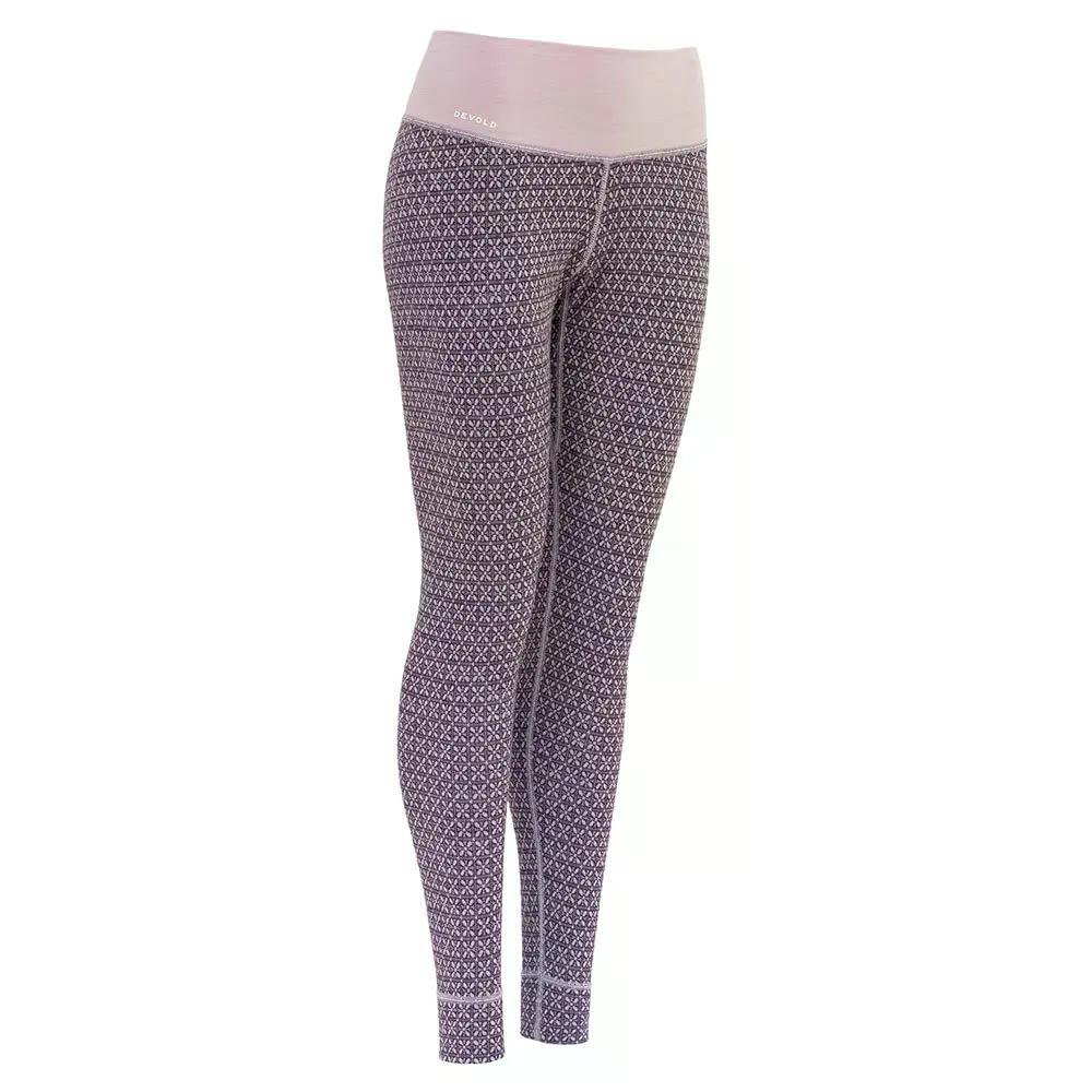 デヴォルド オブ ノース クヴィテッガ メリノ 230 ベースレイヤー ズボン下 レディース （ Orchid ） | DEVOLD OF NORWAY Kvitegga Merino 230 Base Layer Pants Woman  [t]
