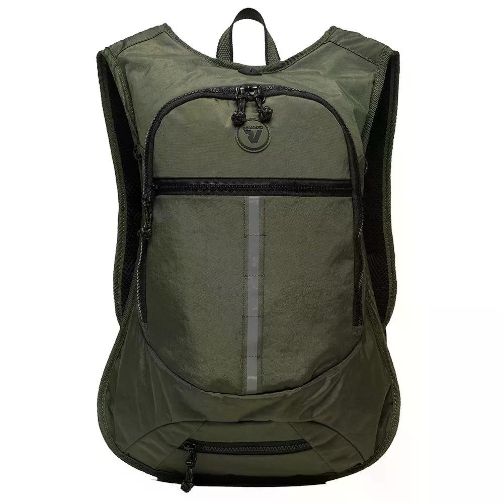 ロン手押し車 旋回 15L うしろ側容器に並べる （ MilitaryGreen ） | RONCATO Rolling 15L Backpack  [t]
