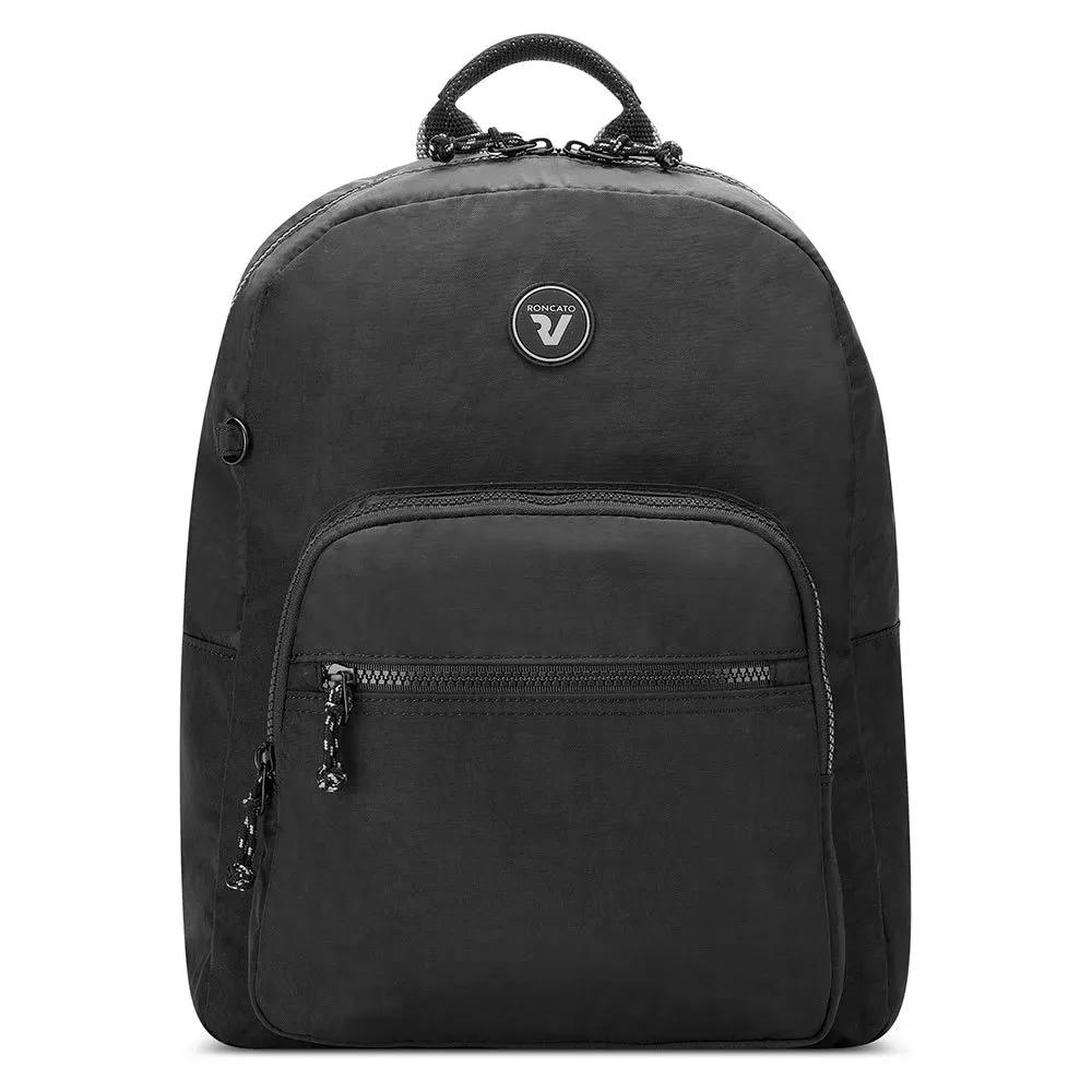 ロン手押し車 旋回 19L うしろ側容器に並べる （ Black ） | RONCATO Rolling 19L Backpack  [t]