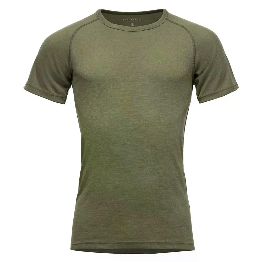 デヴォルド オブ ノルウェー ラウパレン メリノ 190 ショートスリーブ ベースレイヤー （ Lichen ） | DEVOLD OF NORWAY Lauparen Merino 190 Short Sleeve Base Layer [t]