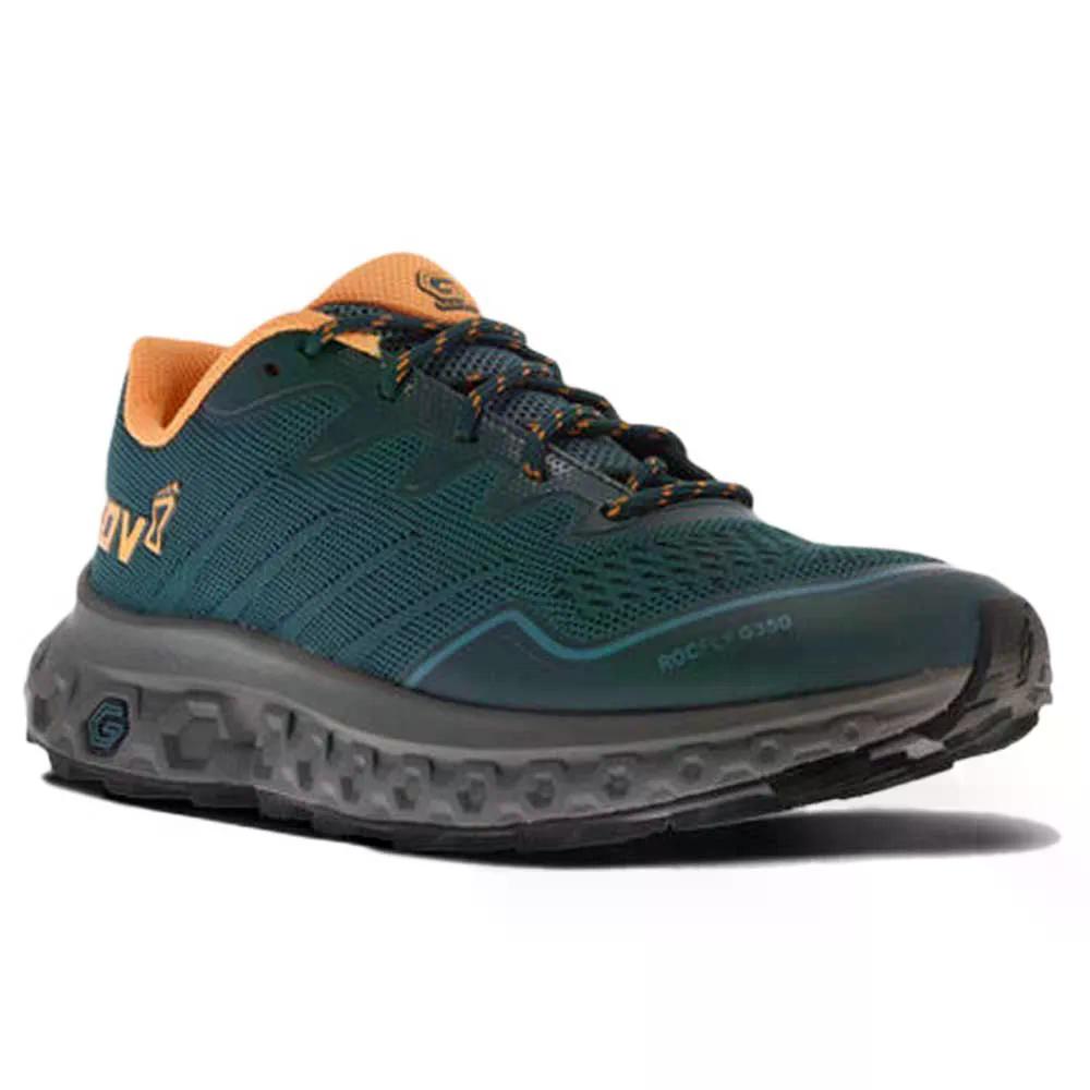 イノヴェイト 鍵を掛ける飛球 重力加速度 スリーゴーファイブゼロ 山歩き シューズ （ Pine/Nectar ） | INOV8 RocFly G 350 hiking shoes  [t]