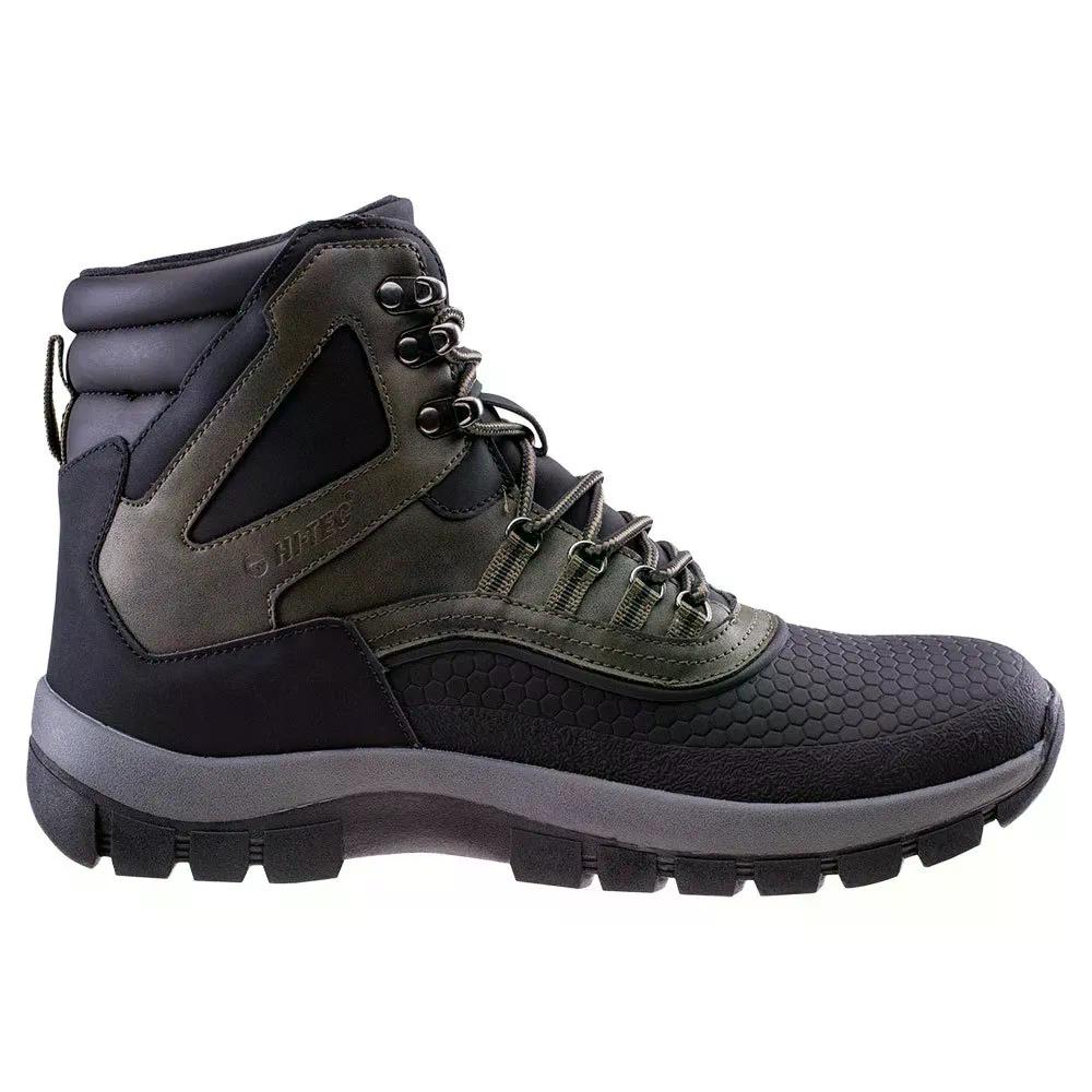 ご機嫌テック ブラジ ミッド 山歩き シューズ （ Black/Khaki ） | HI-TEC Blazi Mid hiking shoes  [t]