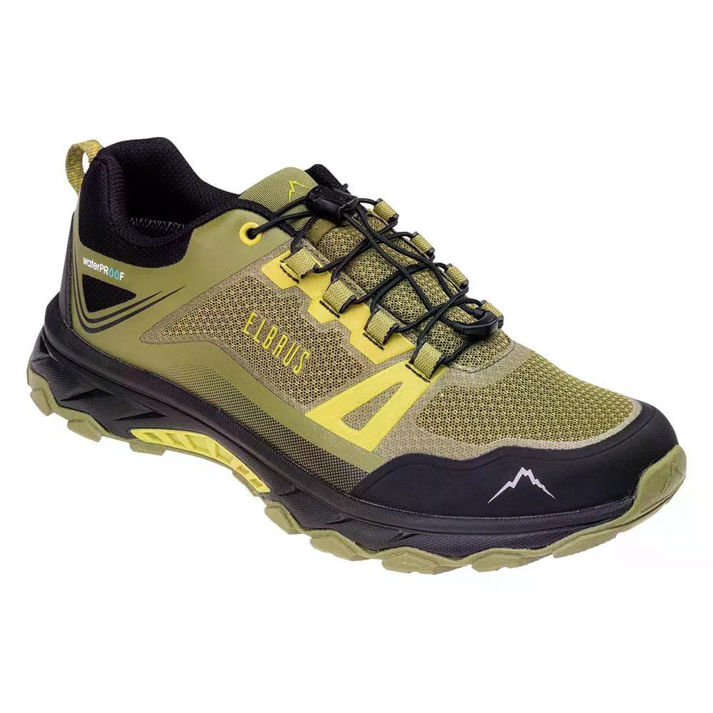 エルブルス エルギデス ダブリューピー ハイキング シューズ （ Woodbine/Citronelle/Black ） | ELBRUS Ergides WP hiking shoes [t]