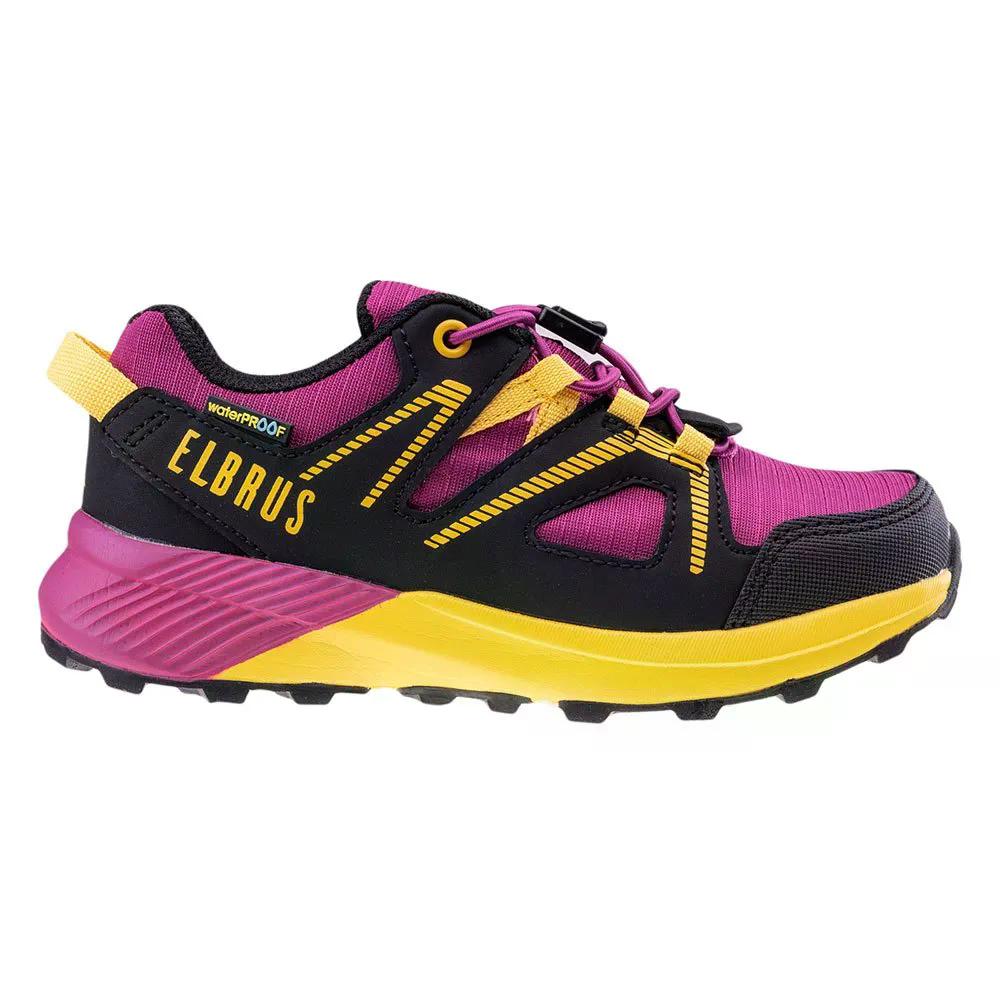 エルブルス ヴァプス ダブリューピー ハイキング シューズ （ Fuchsia/Black/Yellow ） | ELBRUS Vapus WP hiking shoes [t]