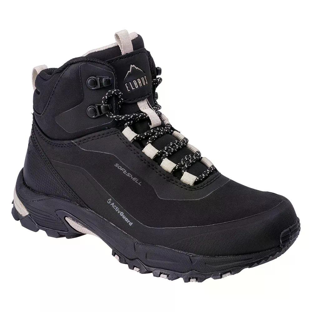 エルブルス エルビー ミッド エージー 山歩き シューズ （ Black/Peyote ） | ELBRUS Elby Mid AG hiking shoes  [t]
