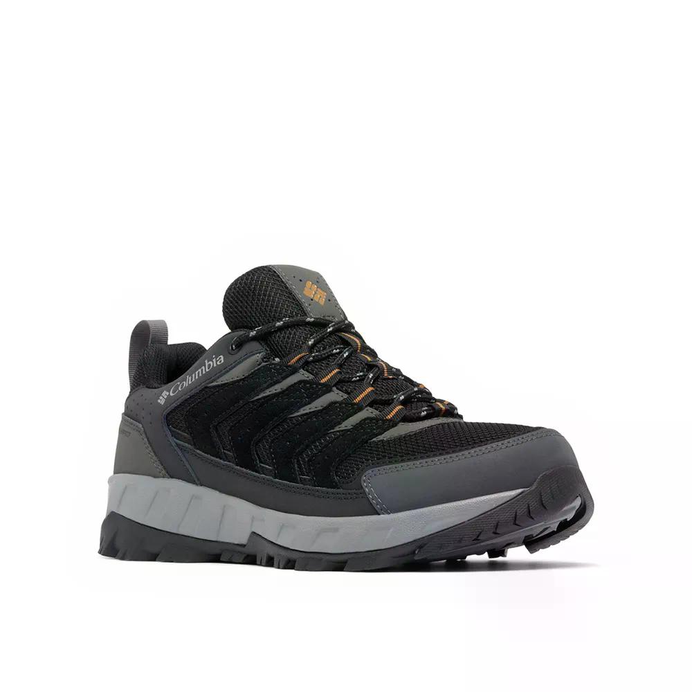 コロンビア ストラタ トレイル ハイキング シューズ （ Black/Elk ） | COLUMBIA Strata Trail hiking shoes [t]｜クライムスワールド 店
