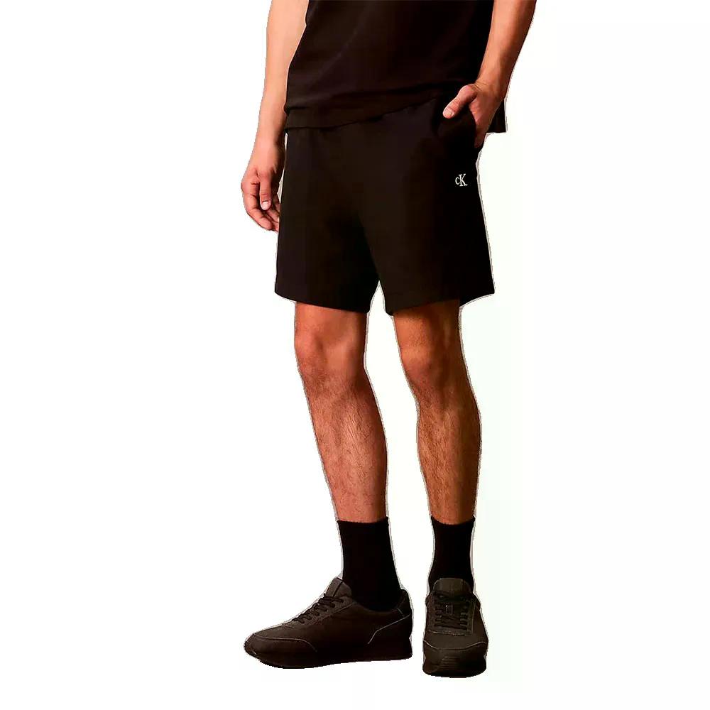 カルバン クライン ジーンズ コンセプト 1 プレミアム テリー モノグラム ショーツ （ Black ） | CALVIN KLEIN JEANS Concept 1 Premium Terry Monogram shorts [t]｜クライムスワールド 店