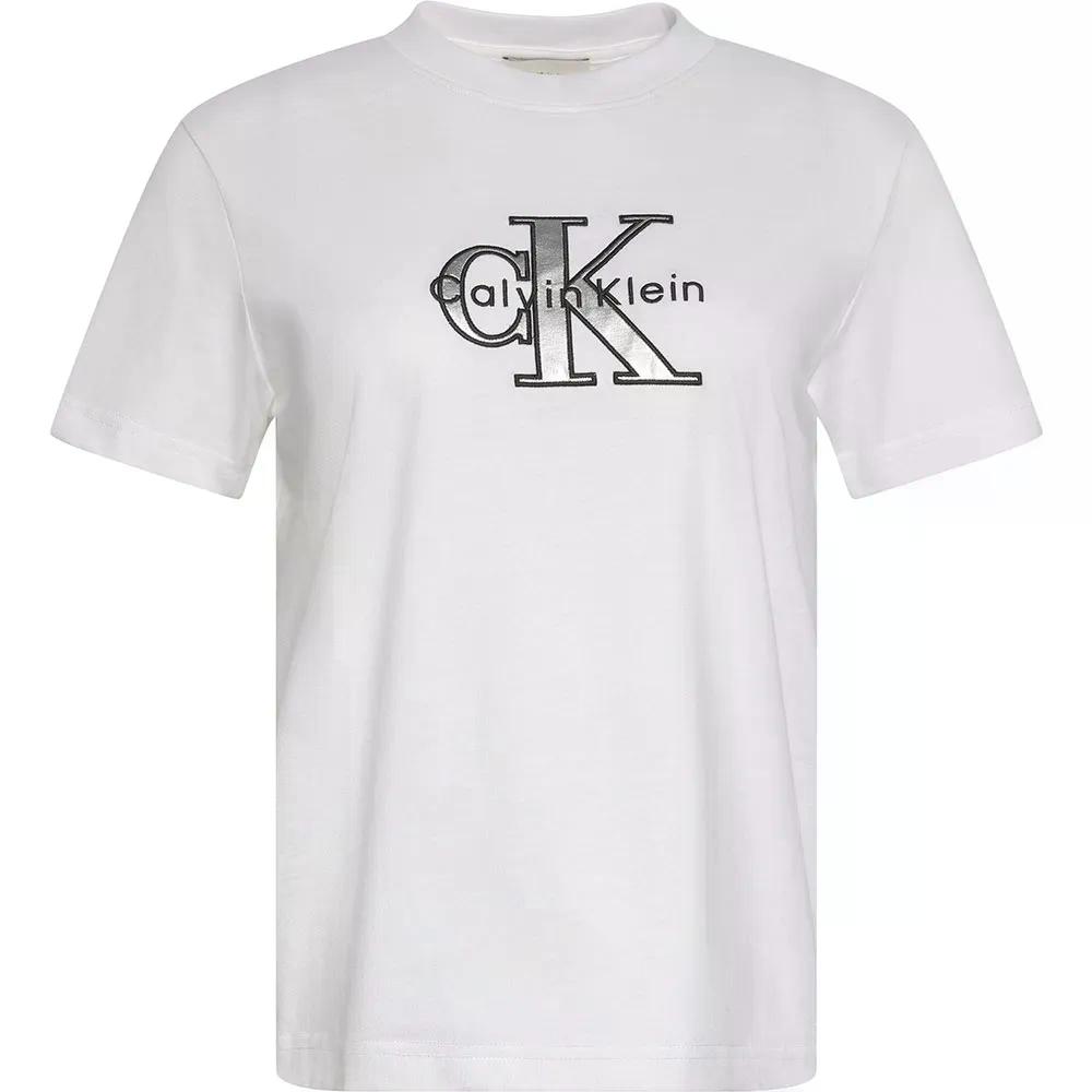 カルバン クライン ジーンズ LV047E819G ショートスリーブ Tシャツ レディース （ BrilliantWhite ） | CALVIN KLEIN