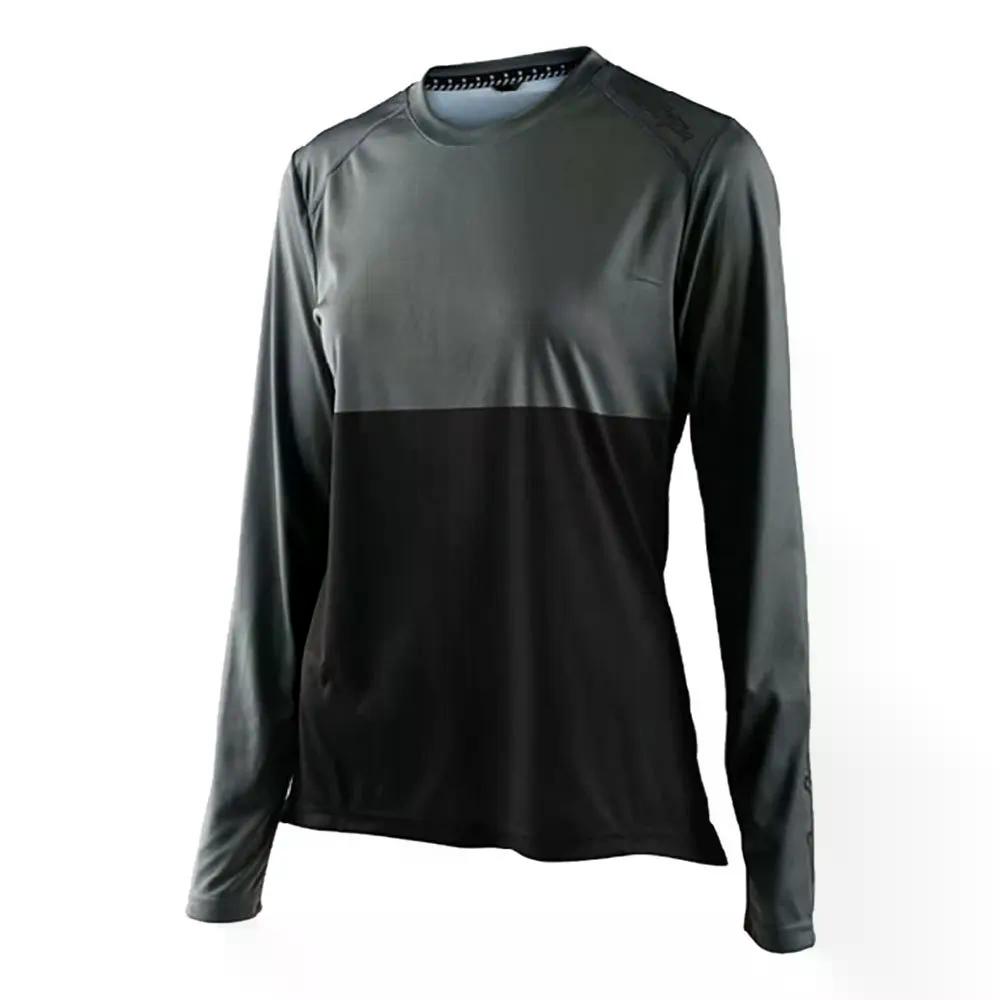 トロイリー デザインズ リリウム ロング捩り MTB プルオーバー 成人女性 （ BlockGreen/Black ） | TROY LEE DESIGNS Lilium Long Sleeve MTB Jersey woman  [t]