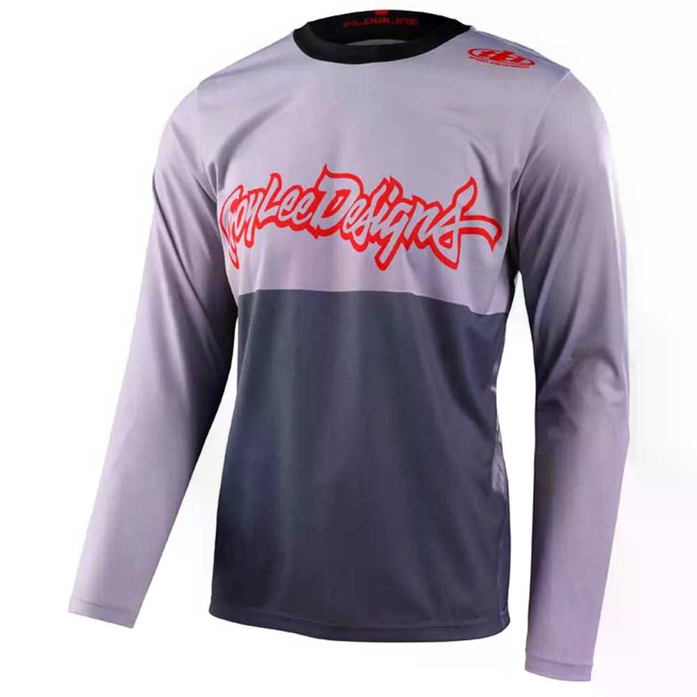 トロイリー デザインズ フローライン ロングスリーブ MTB ジャージ （ ScripterCharcoal ） | TROY LEE DESIGNS Flowline Long Sleeve MTB Jersey [t]