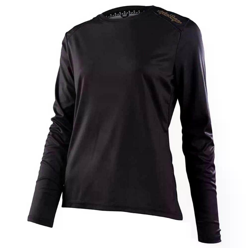 トロイリー デザインズ リリウム ロング捩り MTB プルオーバー 成人女性 （ Black ） | TROY LEE DESIGNS Lilium Long Sleeve MTB Jersey woman  [t]