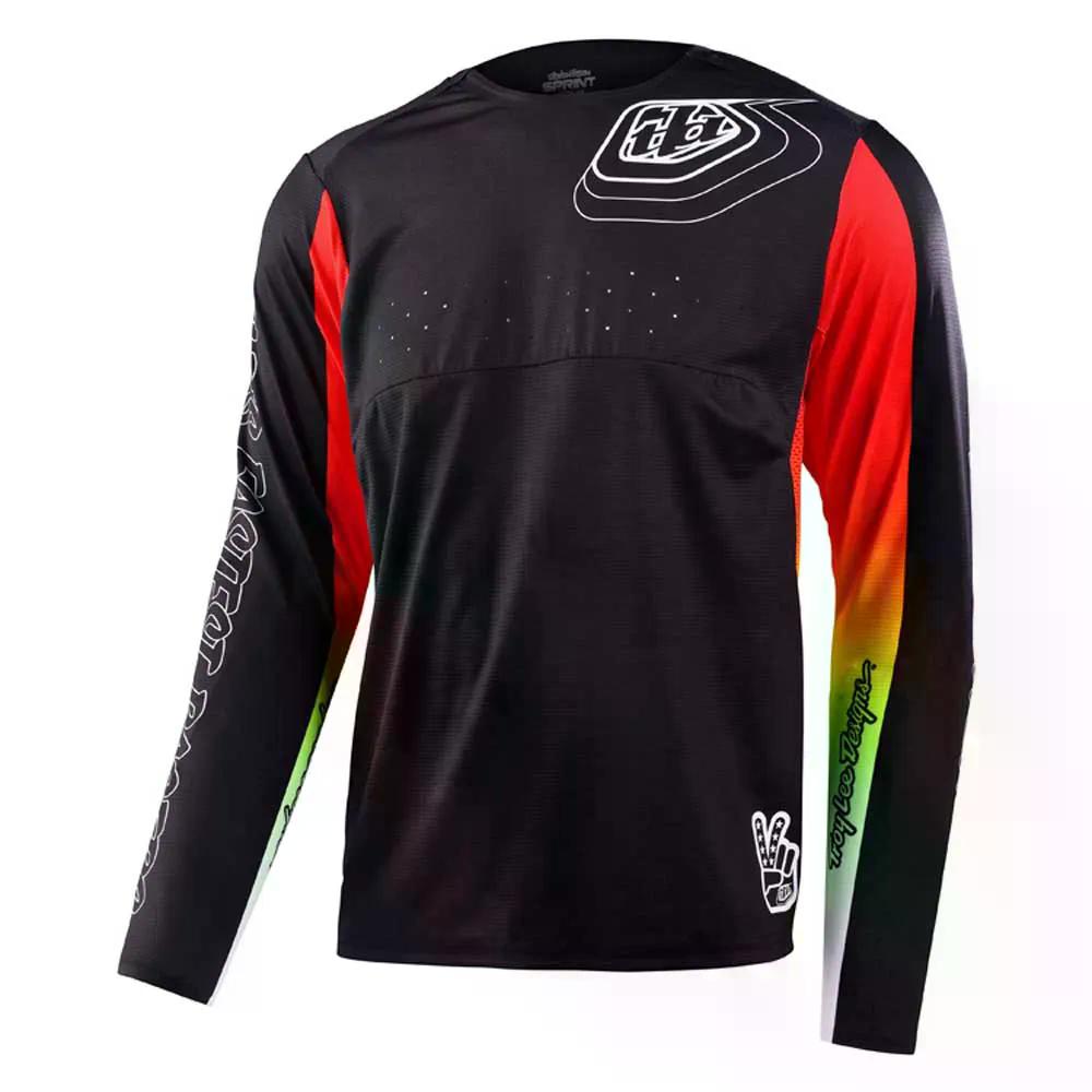 トロイリー デザインズ スプリント ロングスリーブ MTB ジャージ （ RichterBlack ） | TROY LEE DESIGNS Sprint Long Sleeve MTB Jersey [t]