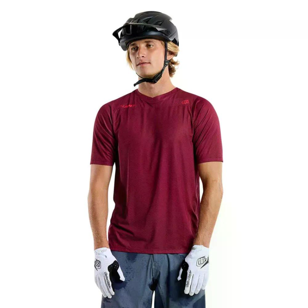 トロイリー デザインズ スカイライン エア ショートスリーブ MTB ジャージ （ MonoOxblood ） | TROY LEE DESIGNS Skyline Air Short Sleeve MTB Jersey [t]