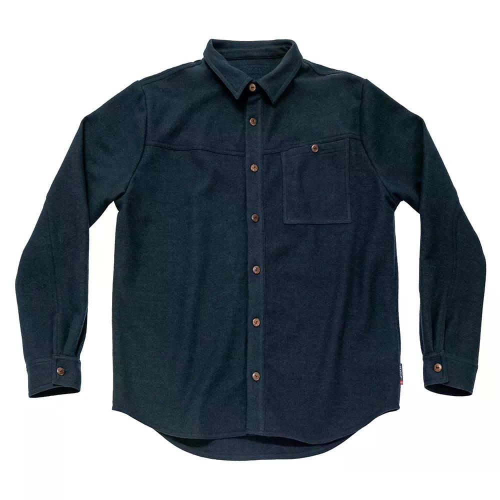デボルド オブ ノルウェー メリノ ロングスリーブ シャツ （ Ink ） | DEVOLD OF NORWAY Merino Long Sleeve Shirt [t]