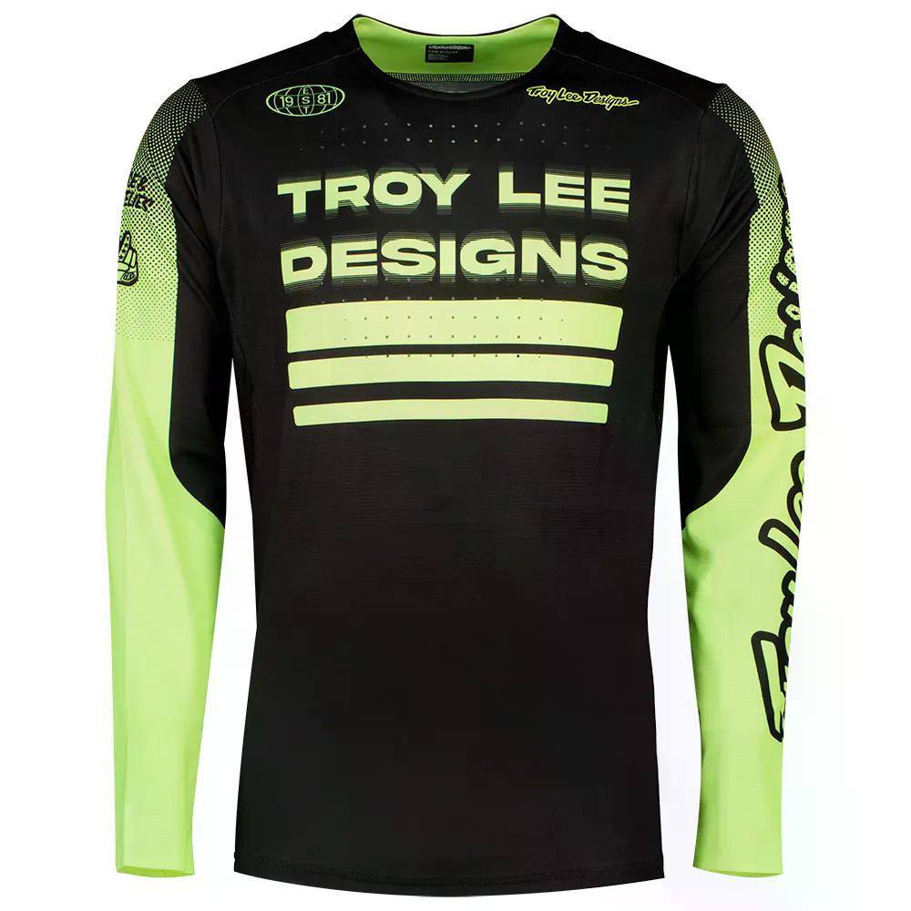 トロイリー デザインズ スプリント ロングスリーブ MTB ジャージ （ SegmentBlack ） | TROY LEE DESIGNS Sprint Long Sleeve MTB Jersey [t]｜クライムスワールド 店 10,920円